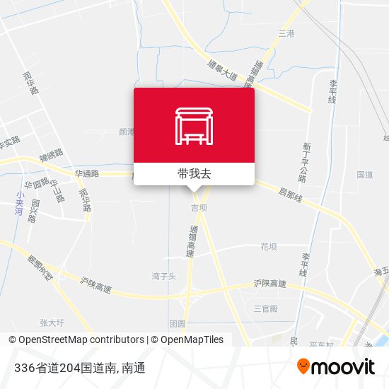 336省道204国道南地图