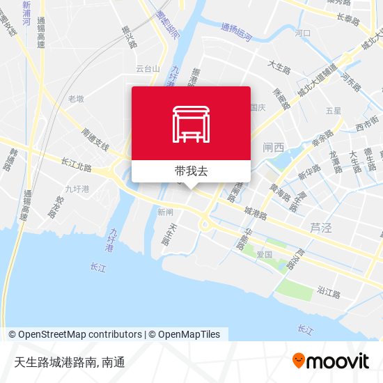 天生路城港路南地图