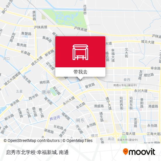 启秀市北学校·幸福新城地图
