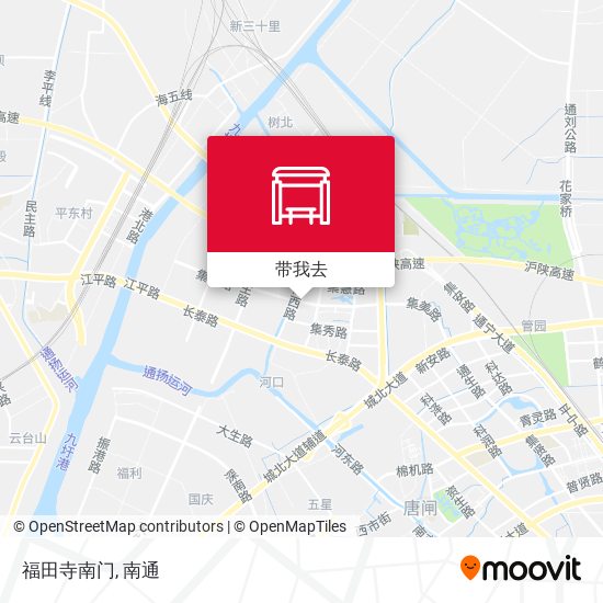 福田寺南门地图