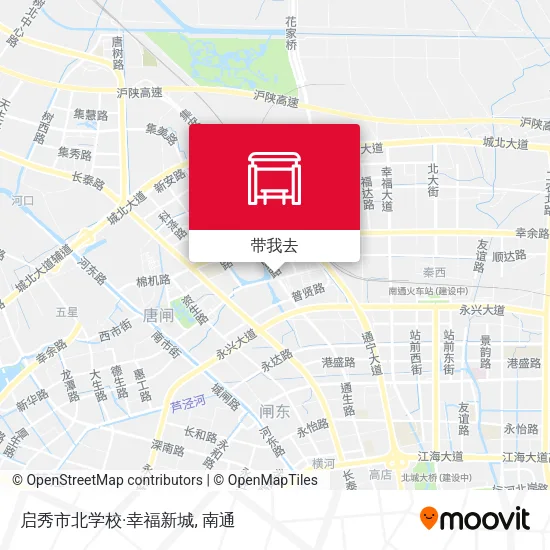 启秀市北学校·幸福新城地图