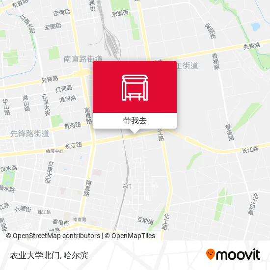 农业大学北门地图