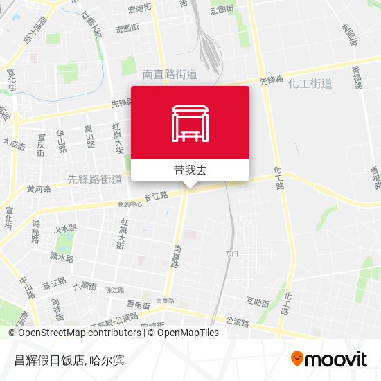 昌辉假日饭店地图