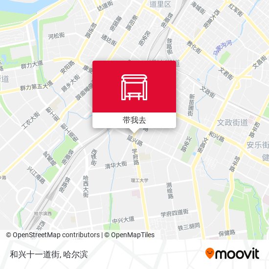 和兴十一道街地图