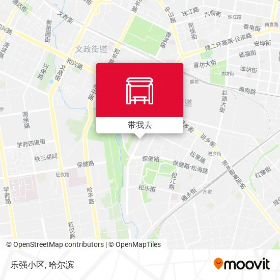 乐强小区地图