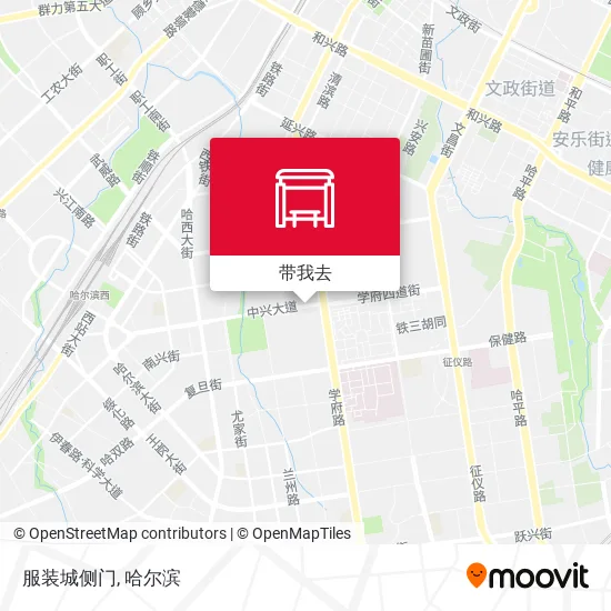 服装城侧门地图