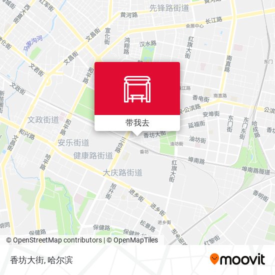 香坊大街地图