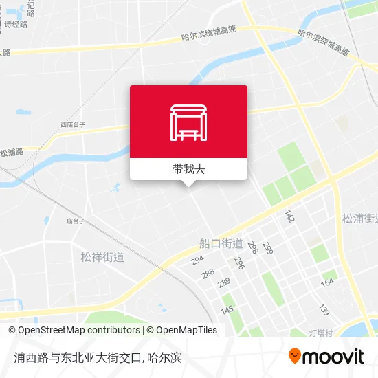 浦西路与东北亚大街交口地图