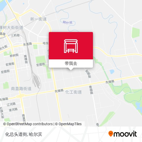 化总头道街地图