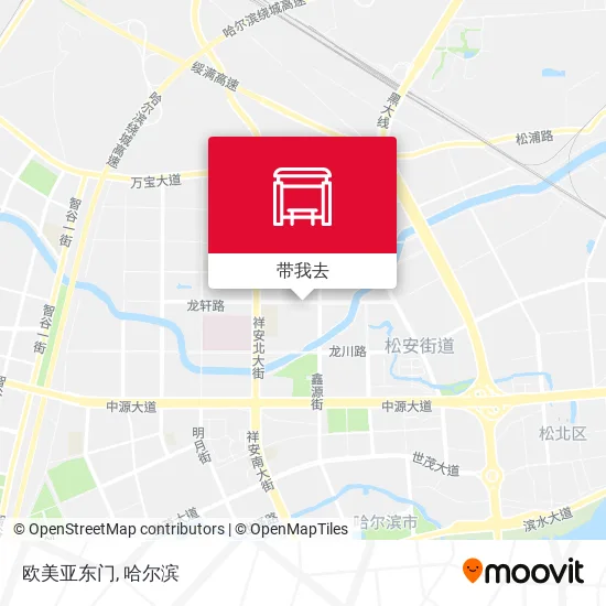 欧美亚东门地图