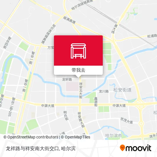 龙祥路与祥安南大街交口地图