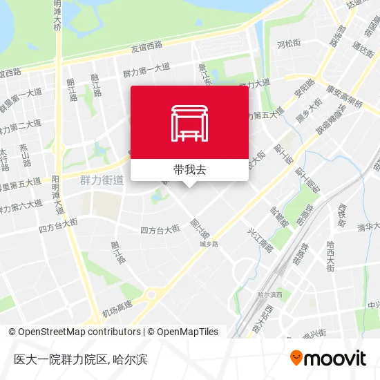 医大一院群力院区地图