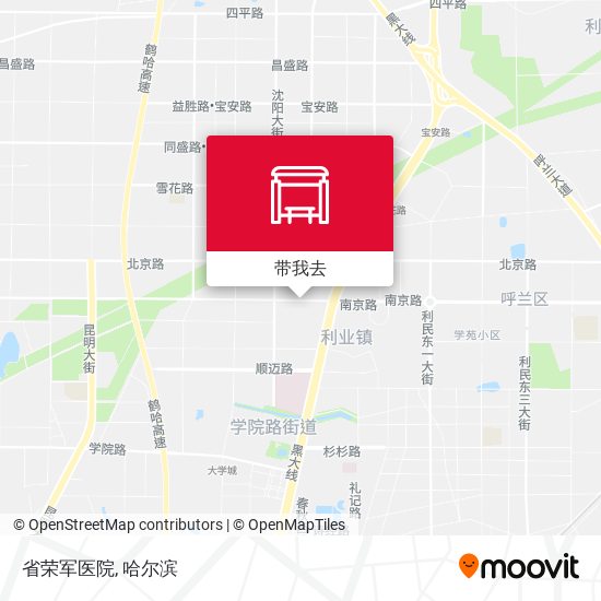 省荣军医院地图