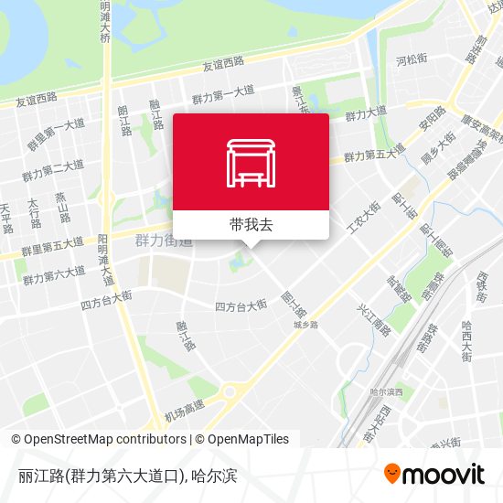 丽江路(群力第六大道口)地图