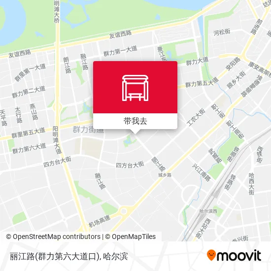 丽江路(群力第六大道口)地图