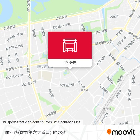 丽江路(群力第六大道口)地图