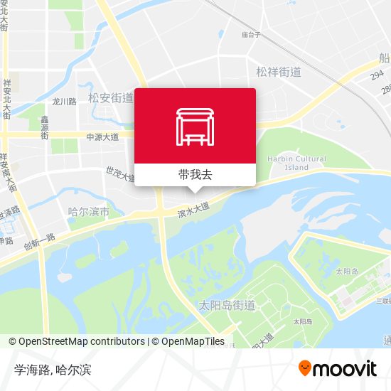 学海路地图