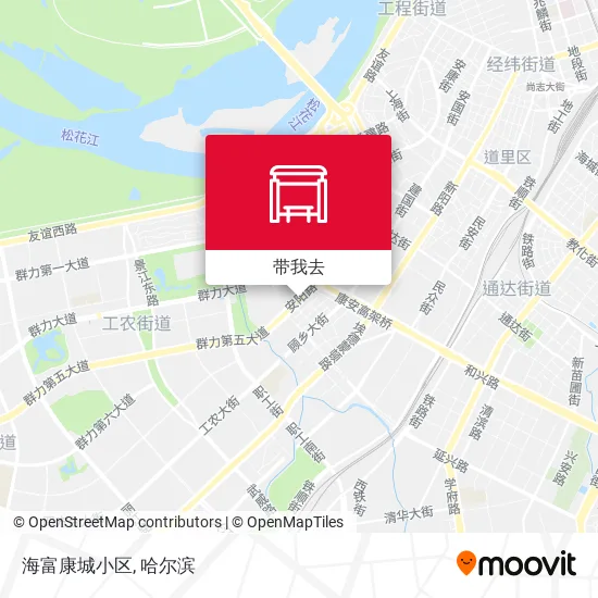 海富康城小区地图