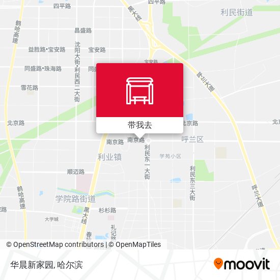 华晨新家园地图