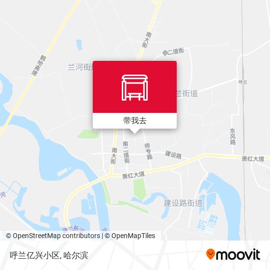 呼兰亿兴小区地图