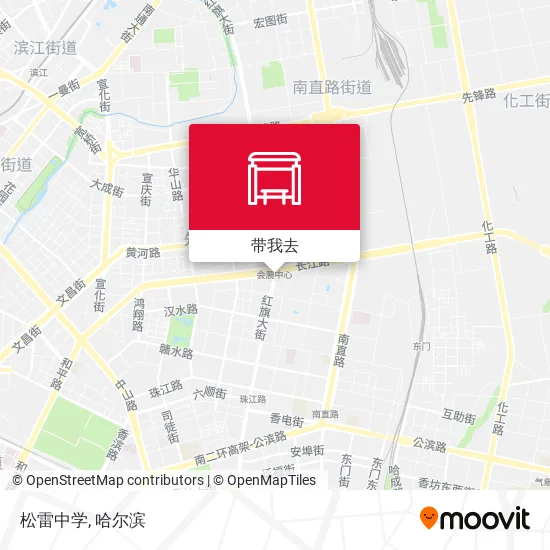 松雷中学地图