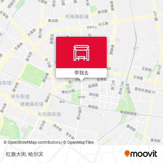 红旗大街地图
