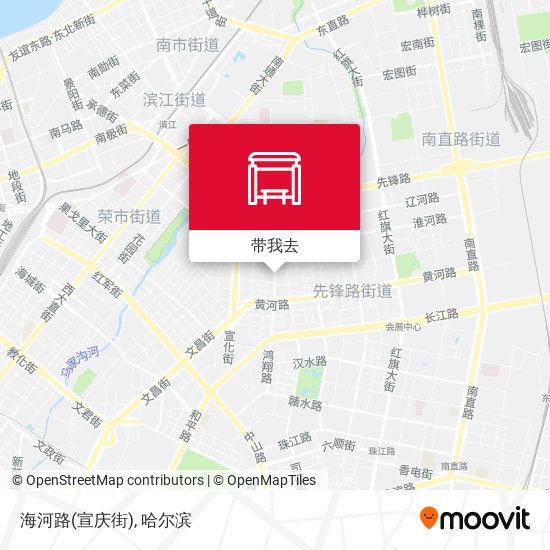 海河路(宣庆街)地图