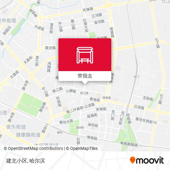 建北小区地图