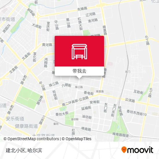 建北小区地图