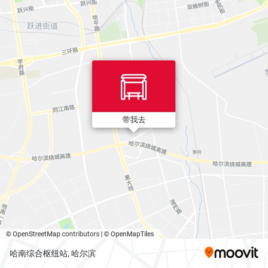 哈南综合枢纽站地图