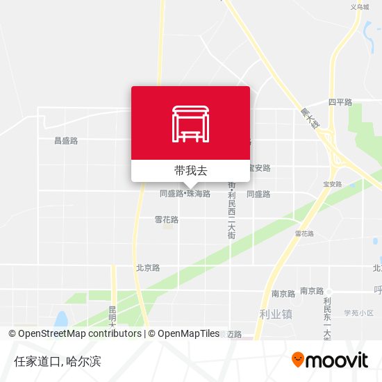 任家道口地图