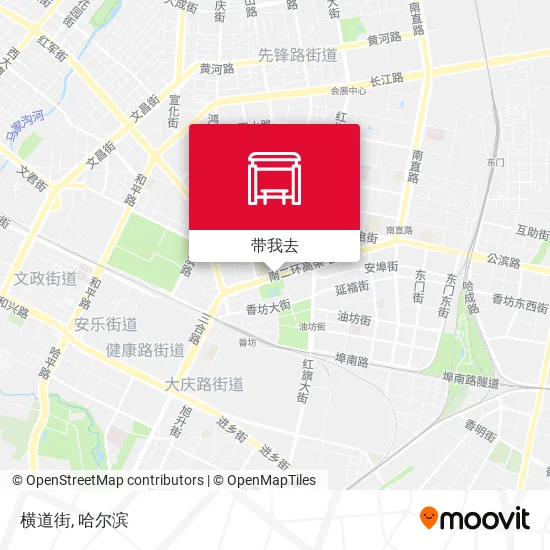 横道街地图