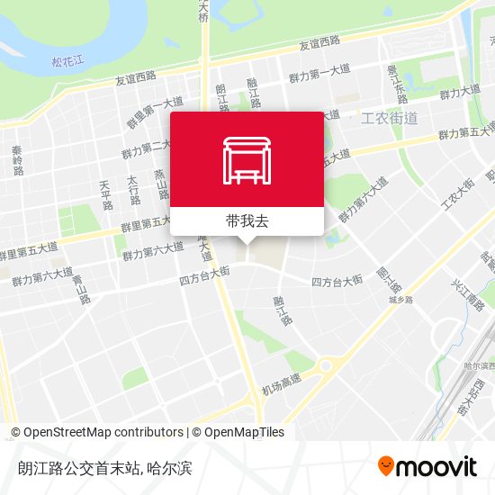 朗江路公交首末站地图