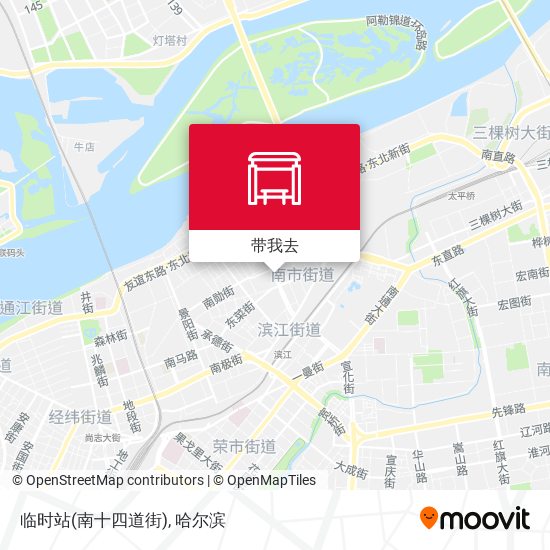 临时站(南十四道街)地图