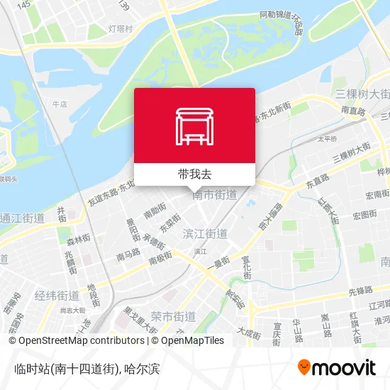 临时站(南十四道街)地图