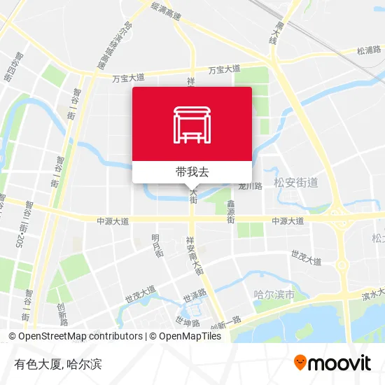 有色大厦地图