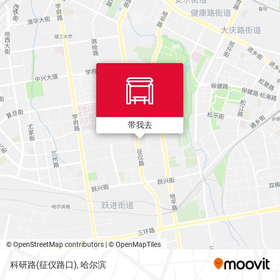 科研路(征仪路口)地图