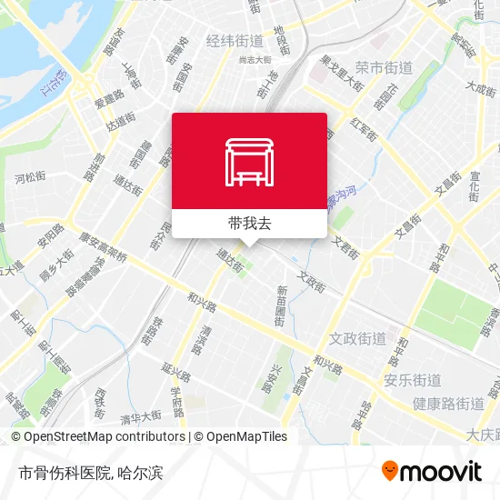 市骨伤科医院地图