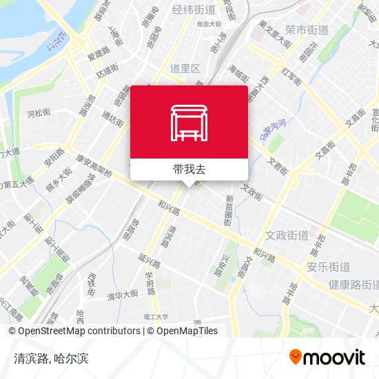 清滨路地图