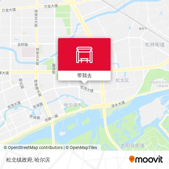 松北镇政府地图