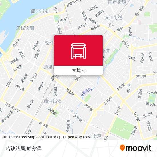 哈铁路局地图