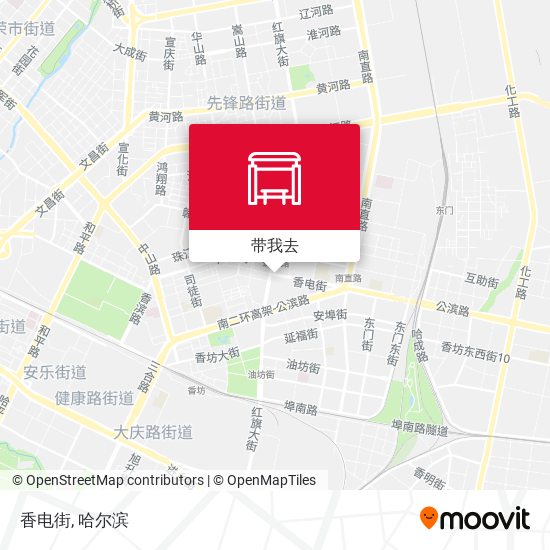 香电街地图