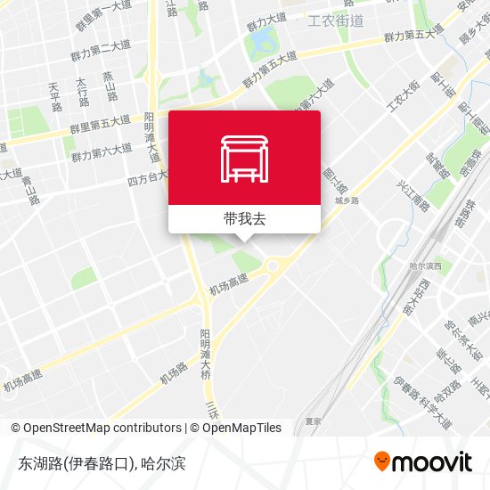 东湖路(伊春路口)地图