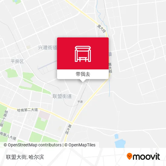 联盟大街地图