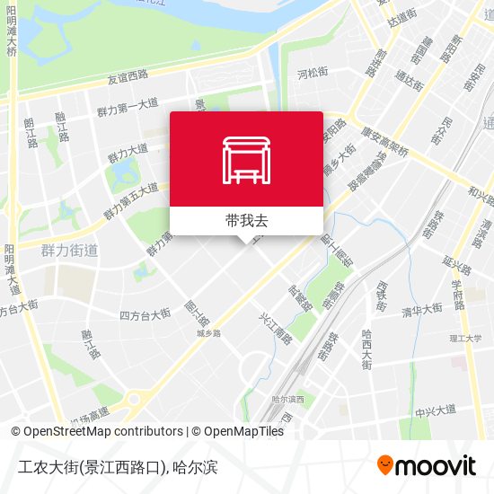工农大街(景江西路口)地图