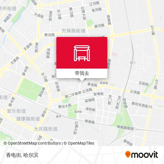 香电街地图