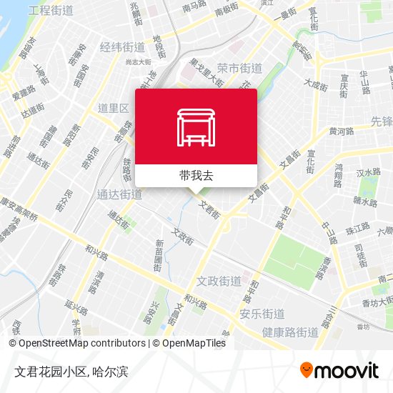 文君花园小区地图
