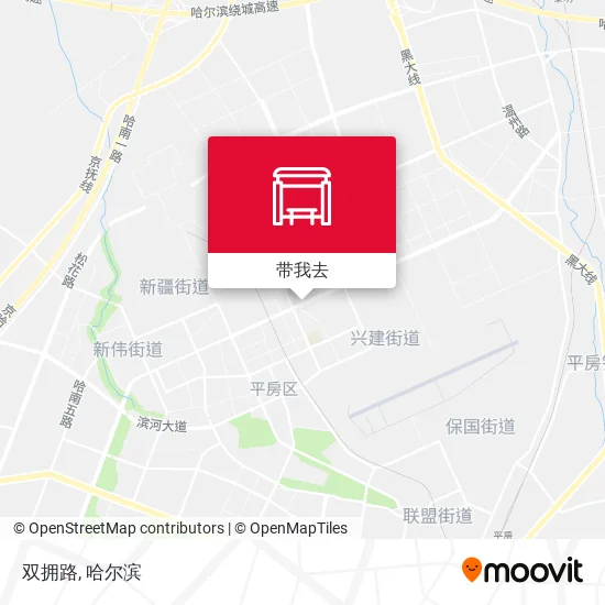 双拥路地图