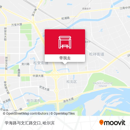 学海路与文汇路交口地图