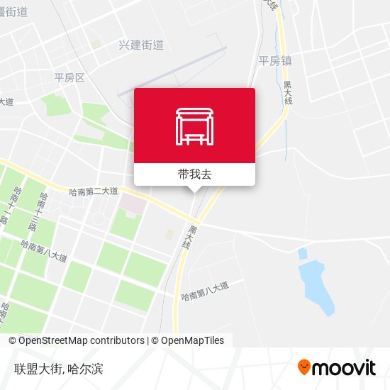 联盟大街地图